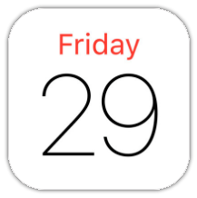 Calendar app for iOS